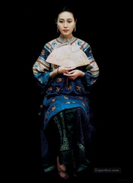 chicas chinas Painting - Memoria de la niña china Chen Yifei de XunYang